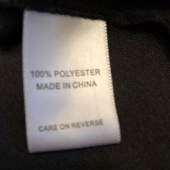 NEW YORK &COMPANY PRINT black, pink blouse, size L - Picture 4 of 4